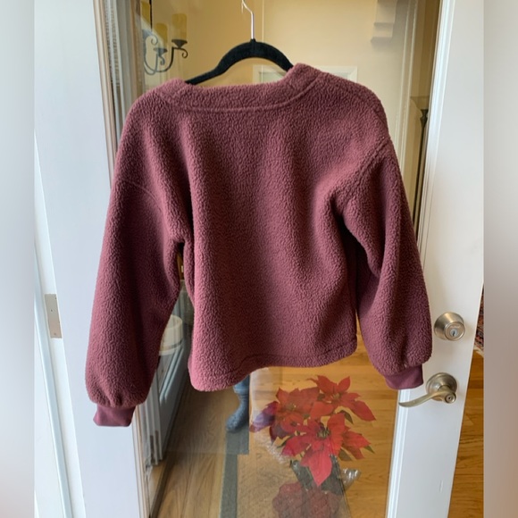 (Re)sourced Fleece Crop Cardigan - Picture 4 of 7